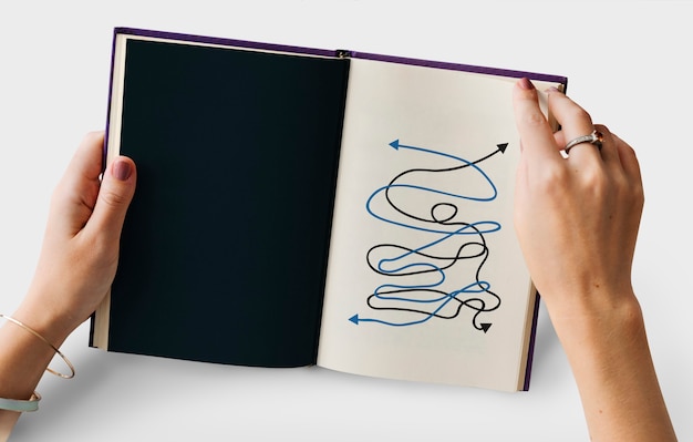Hand-drawn cross-section notebook representing careful, measured thinking about ground water